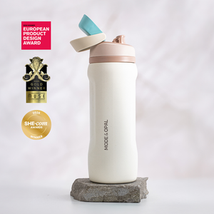 Insulated Drink Bottle, Soft Cream